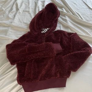 Textured fleece half zip: Size 2